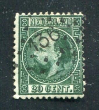 puntstempel 136 AMSTERDAM-EMMERIK op nvph 10 I A ;