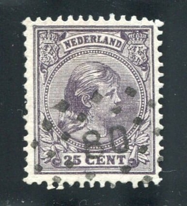 puntstempel 80 NOORDWIJK op nvph 42 ; catw. €230,00