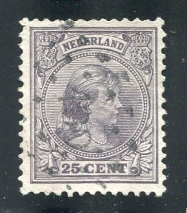 puntstempel 100 STEENBERGEN op nvph 42 ; catw. €125,00